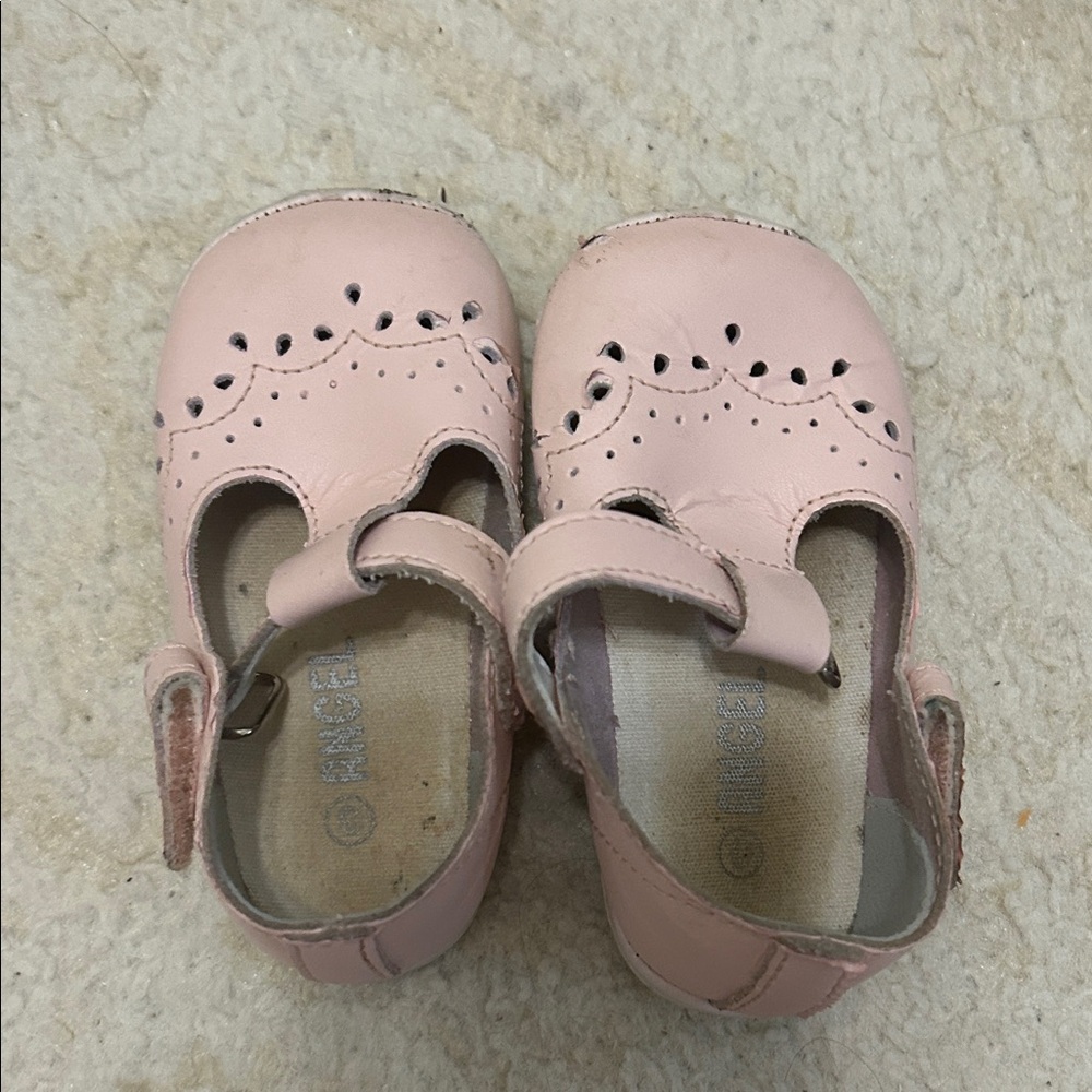 Angel Dear Blush Pink Baby Walker Shoes